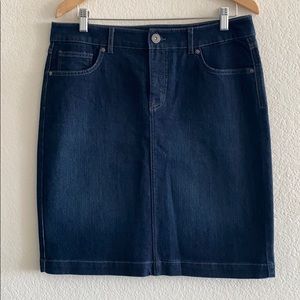 Style co denim skirt